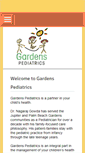 Mobile Screenshot of gardenspediatrics.com